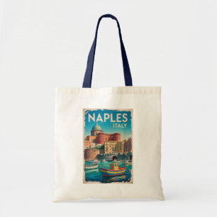 Tote Bag Baie de Naples Italie Illustration Art de Voyage V