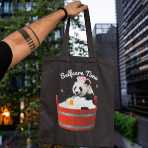 Tote Bag Baignade animale de Panda
