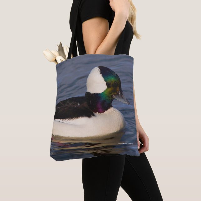 Tote Bag Baignade De Canard À Tête De Buffle Par (De près)