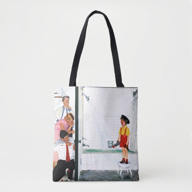 Tote Bag Bain à débordement (Devant)