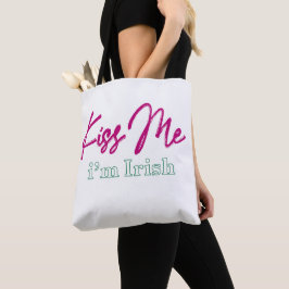 Tote Bag 'baise-moi, je suis irlandaise' T-Shirt