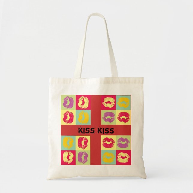 Tote Bag baiser d'art de bruit (Devant)