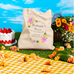 Tote Bag Baisers de papillon pour la future Mme Shower de m