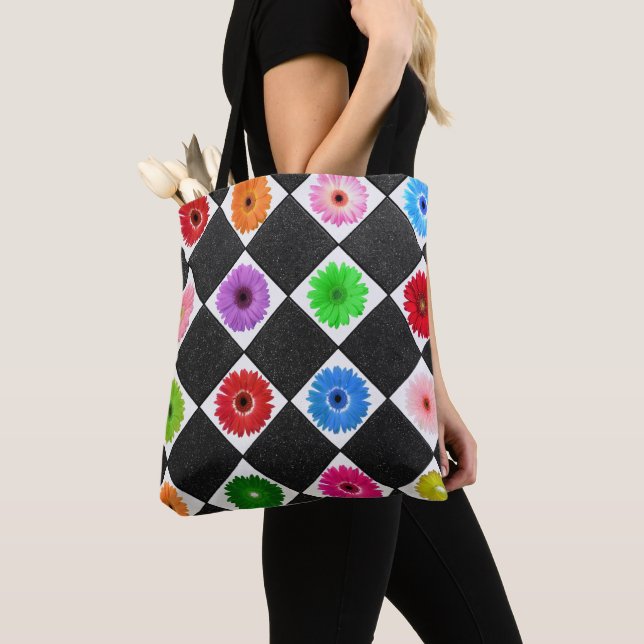 Tote Bag Baisy coloré (De près)