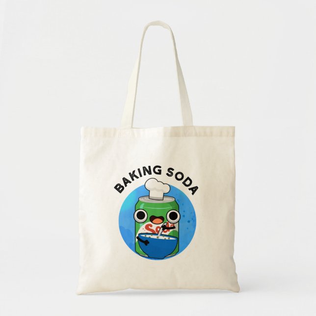 Tote Bag Baking Soda Funky Soda Pop Pun (Devant)