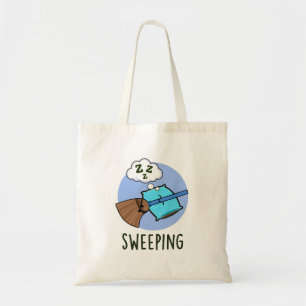 Tote Bag Balayage drôle Dormir Pun de chambre