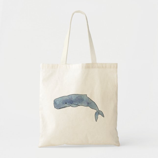 Tote Bag Baleine noire (Devant)