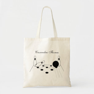 Tote Bag Balle de bowling de sport et poupées