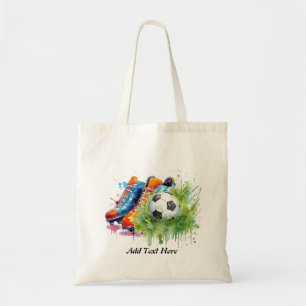Tote Bag Balle De Football À Thème Sportif