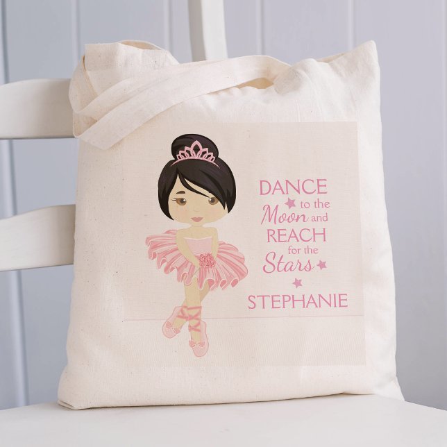 Tote Bag Ballerina asiatique personnalisée (Créateur téléchargé)