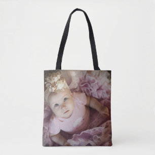 Tote Bag Ballerina Baby Canvas Fourre-tout
