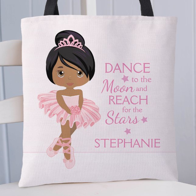 Tote Bag Ballerina multiculturelle personnalisée (Créateur téléchargé)