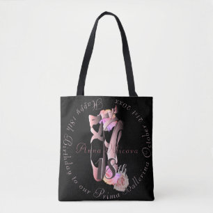 Tote Bag Ballerina Toe Chaussures Médallion Votre Événement
