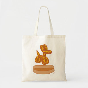 Tote Bag Ballon Drôle Hot Dog Art de Dessin Animé Savoureux