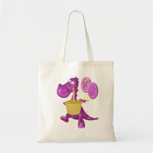 Tote Bag Ballons de cupcake de dragon mignons