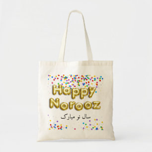 Tote Bag Ballons d'or Joyeux Norooz Perse Nouvel An