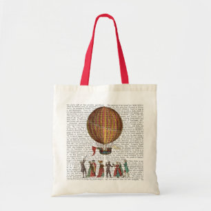 Tote Bag Ballotte À Air Chaud Et Personnes