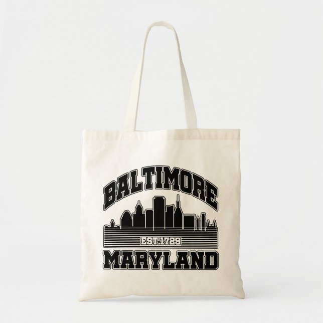 Tote Bag Baltimore, Maryland (Devant)