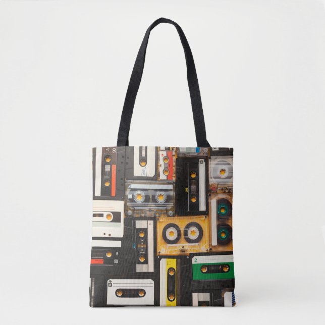 Tote Bag Bande audio rétro (Devant)