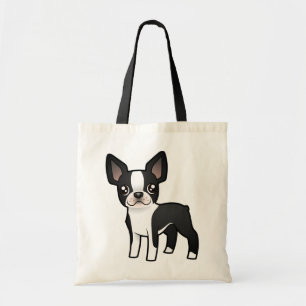 Tote Bag Bande dessinée Boston Terrier