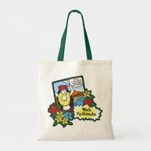 Tote Bag Bande dessinée hawaïenne de Noël de Mele