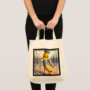 Tote Bag Bande dessinée hilarante de Rick London "Banane sc