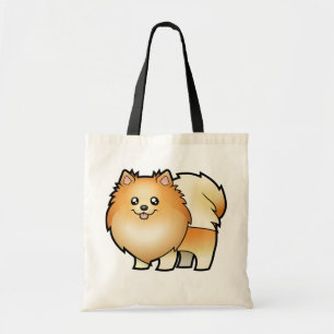 Tote Bag Bande dessinée Pomeranian