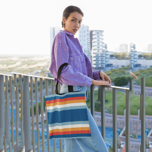 Tote Bag Bandes arc-en-ciel estivales