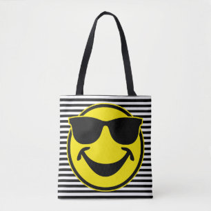Tote Bag Bandes étroites et jaunes cool