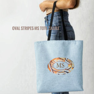 Tote Bag Bandes ovales-MS