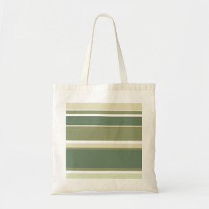 Tote Bag Bandes vert olive