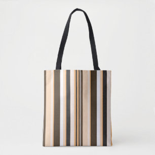 Tote Bag Bandes verticales contemporaines efficaces