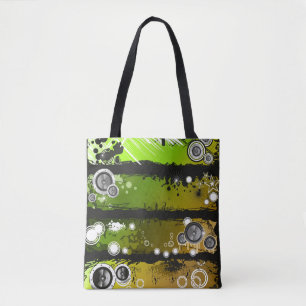 Tote Bag Bannière grunge de musique de style