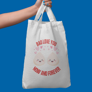 Tote Bag Bao Love You Now and Forever - Romantic Bao