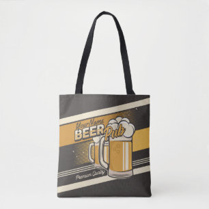 Tote Bag Bar de pub de bière froide Premium personnalisé