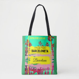 Tote Bag Barceloneta, Barcelone style sac-design 4