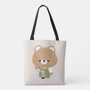Tote Bag Barista Ourson Mignon