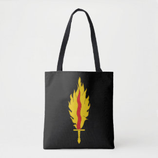 Tote Bag Baronnie du Badge de la population de la flamme To