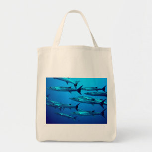 Tote Bag barracuda plongée mer profonde océan eau tropicale