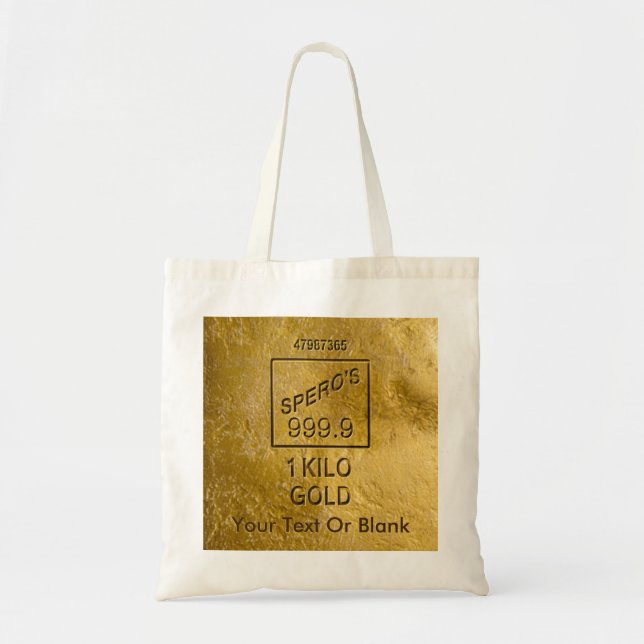 Tote Bag Barre d'or (Devant)