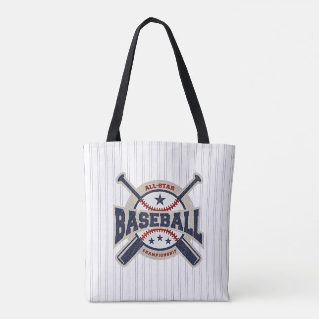 Tote Bag Baseball All Star Team Sport Anniversaire (Dos)