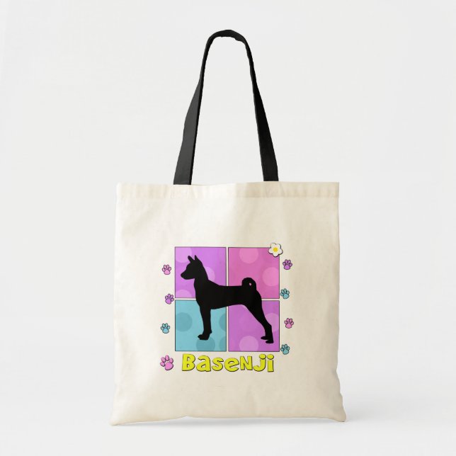 Tote Bag Basenji super (Devant)