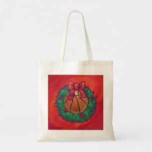 Tote Bag Basket-ball à l'intérieur de la couronne de Noël