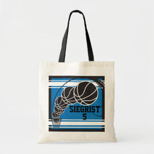 Tote Bag Basket bleu