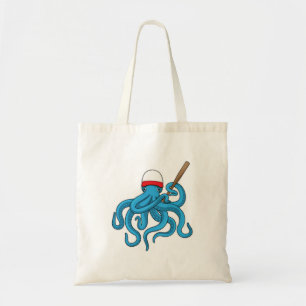 Tote Bag Basse-balle de pieuvre Baseball