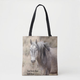 Tote Bag Bassin de lavage de sable Chevaux sauvages