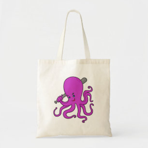 Tote Bag Bataille de baseball de pieuvre