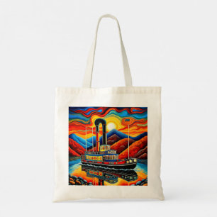 Tote Bag Bateau dans le fjord 16