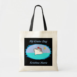 Tote Bag Bateau de croisière mignon personnalisé