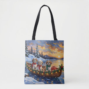 Tote Bag Bateau de Noël Malti Tzu pour les Fêtes